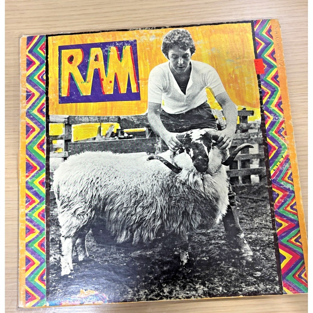 RARE Paul McCartney RAM LP Vinyl Record 1971 Apple Beatles Solo Classic Album